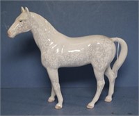 Sylvac ceramic mottled grey horse figure