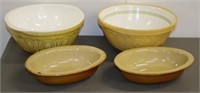 Three English bowls & 1 other