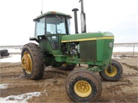 1977 JD 4630 Dies. Row Crop tractor, cab