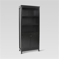 72" Carson 5 Shelf Bookcase with Doors