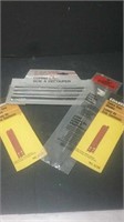 Four Packs Of Coping & Sabre Saw Blades Unopened