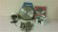 Various Items Bolts, Saw Blades & More