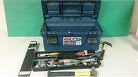 Rubbermaid Tool Box & Various Tools