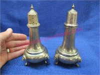 solid sterling silver shakers set (9.92 tr.oz)