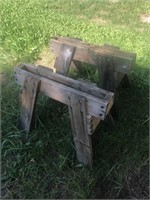Pair of Well Built Saw Horses