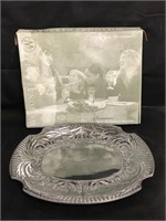 New Wilton Armetale large oval tray