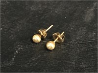 14K gold earrings