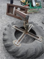 Rubber Tire Feed Pusher