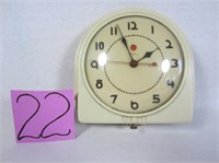 Telechron Electric Alarm Clock (beige)