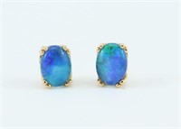 Opal 14K Gold Earrings