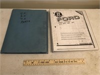 Ford 2N 8N 9N Shop Manual & Parts Book