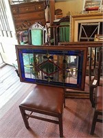 Old Framed Stained Glass