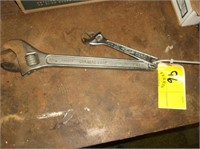 (2) Diamond Crescent Wrenches