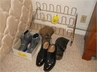Shoe Rack w/ (3) pair shoes