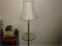 Floor Lamp w/ Glass Table