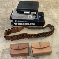 Ammo Belt - Leather Boxes & Gun Boxes