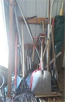 Large Lot of Farm & Garden Tools