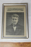 1890 Scientific American Front Page Thomas Edison