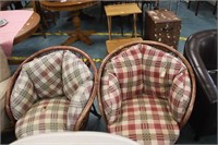 Pair of conservatory chairs
