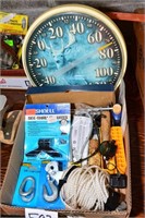 Scope mounts, rope pulley, thermometer, etc.