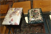 Two Upholstered Stools