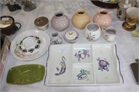 Large collection of poole pottery