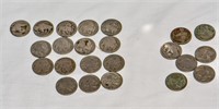Buffalo nickels (23)