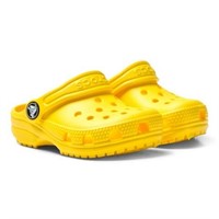 Crocs Kids Classic K Clog, Lemon, 12 M
