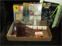 PENTEL OIL PASTELS, ACTIVITY BOOKS, ORGANIZERS