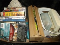 NICE DVD'S,PS2 GAME, KITCHEN UTENSILS NEW,