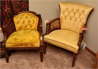 Gold chairs (2)