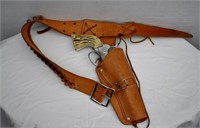 Vintage Toy Cap Gun & Holster Mattel Fanner 50