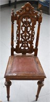 Antique Hand Carved Renaissance Chair