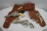 Vintage Texas Ranger Toy Cap Guns & Holster