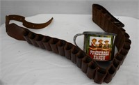 Vintage Ponderosa Ranch Metal Cup & Ammo Belt