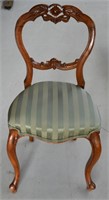 Antique Victorian Chair With Cabriole Legs