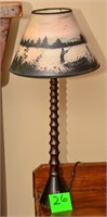 Cool fishing lamp 27" t