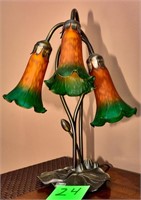 Tulip desk lamp 17" t