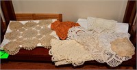 Table liners (2) & doilies - very nice & clean