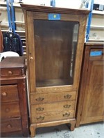 Antique Display Cabinet W/3 Buffet