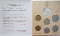 .925 & 22Kt Gold Pontif Giovanni Paolo II Coin Set