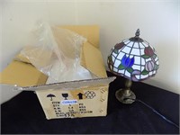 Stained Glass Lamp New In Box