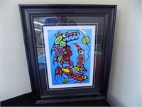 Norval Morriseau Print "The Shaman Teaching" 44/99