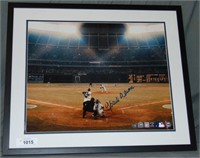 Hank Aaron Signed 16 x 20 Photograph