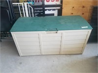 plastic patio storage tub trunk
