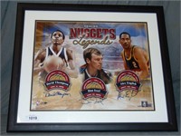 Denver Nuggets Legends 16 x 20 Signed Photograph