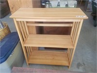 oak bookshelf