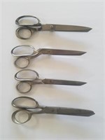 4 pairs Keen Kutter scissors