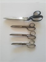 4 pairs keen kutter scissors