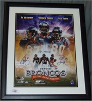 Denver Broncos Multi Signed 16 x 20 Photograph